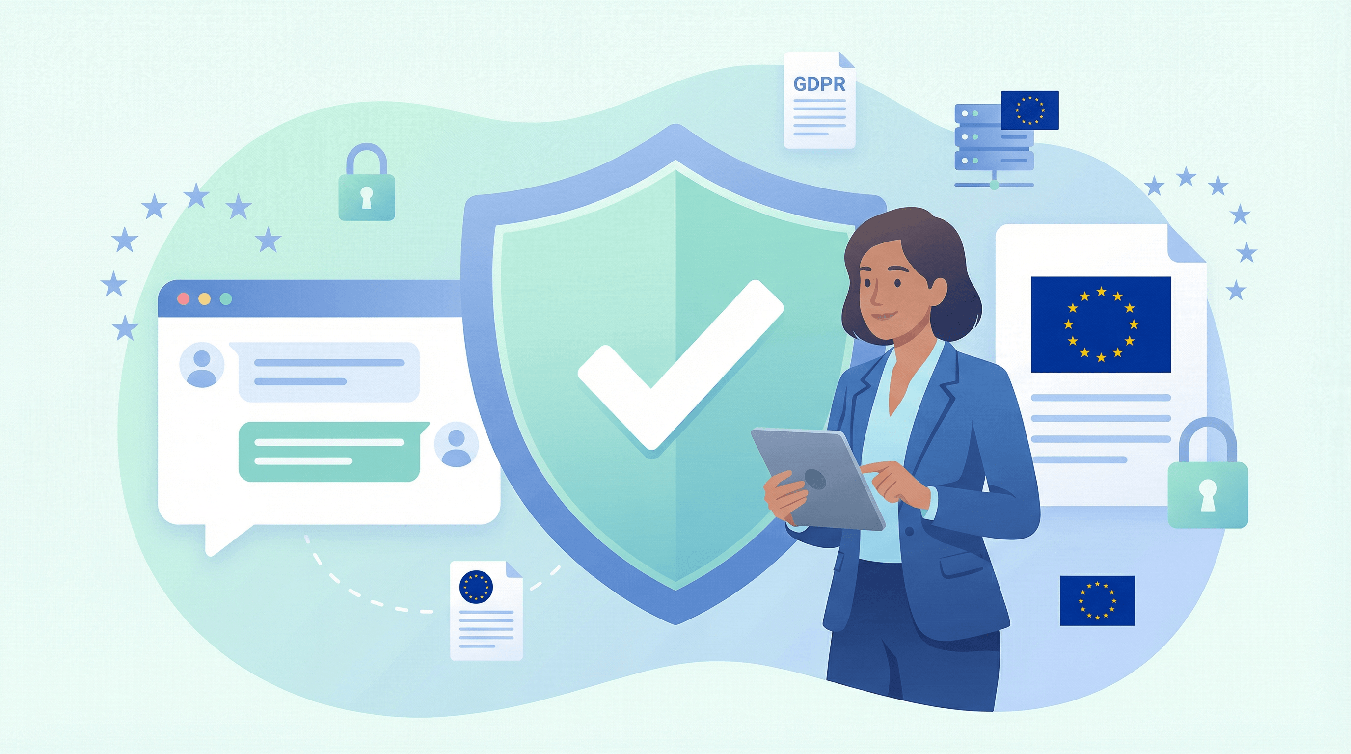 GDPR-Compliant Chatbot: What Businesses Need to Know | Chatbyte